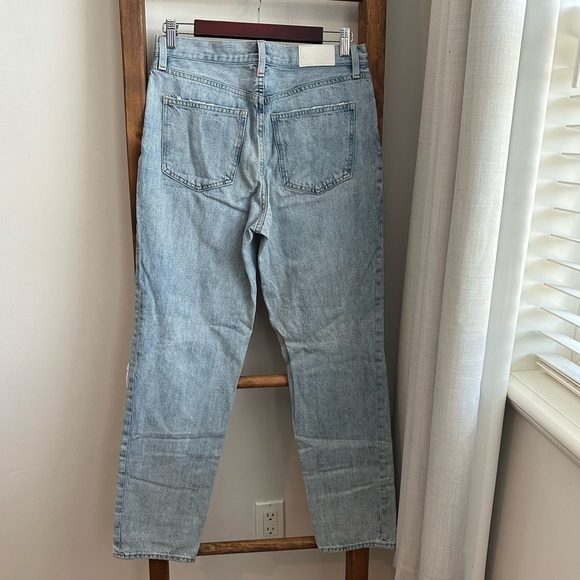 Pistola Presley High Rise Straight Leg Distressed Jean - Picture 4 of 8